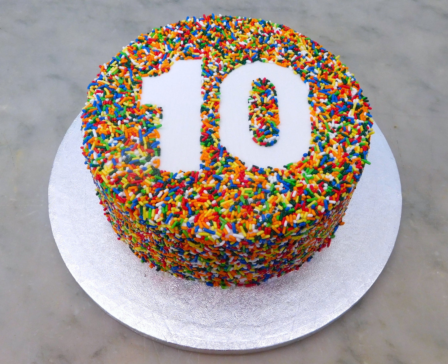 Dense Sprinkle Cake