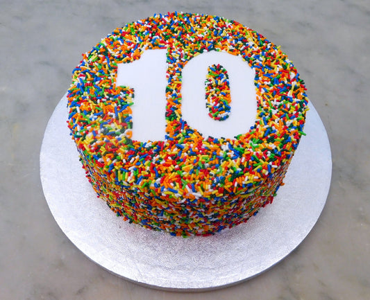Dense Sprinkle Cake